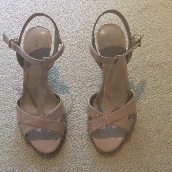 Calvin Klein Nude Size 6 heels! - Picture 1 of 5